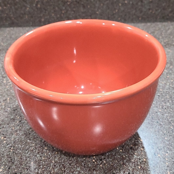 Chantal 2 pc set Bakeware 2 Cup Casserole 3 Cup Serving Bowl Sienna Orange Glaze - Picture 8 of 12